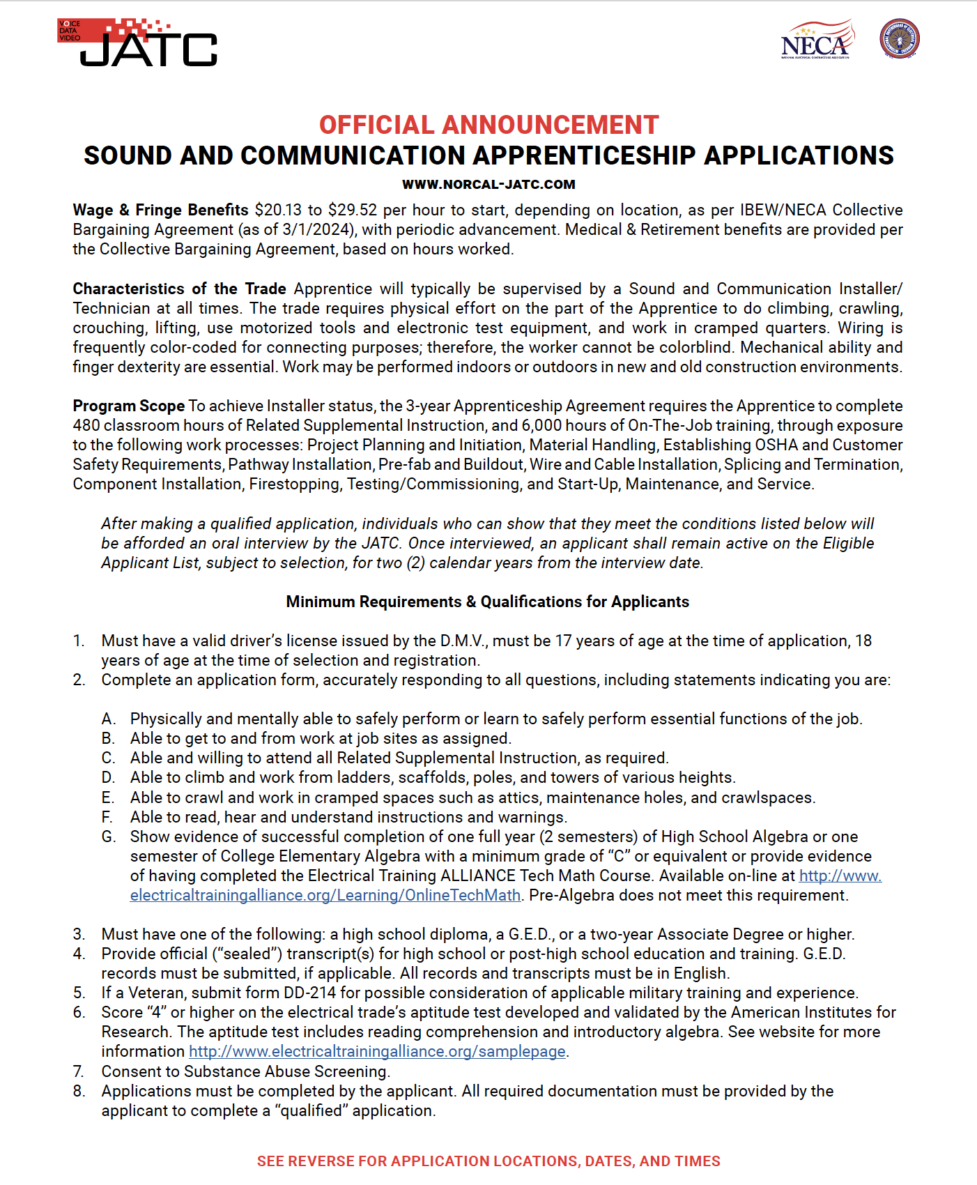 Application Announcement